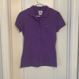 Short sleeved Lacoste polo shirt